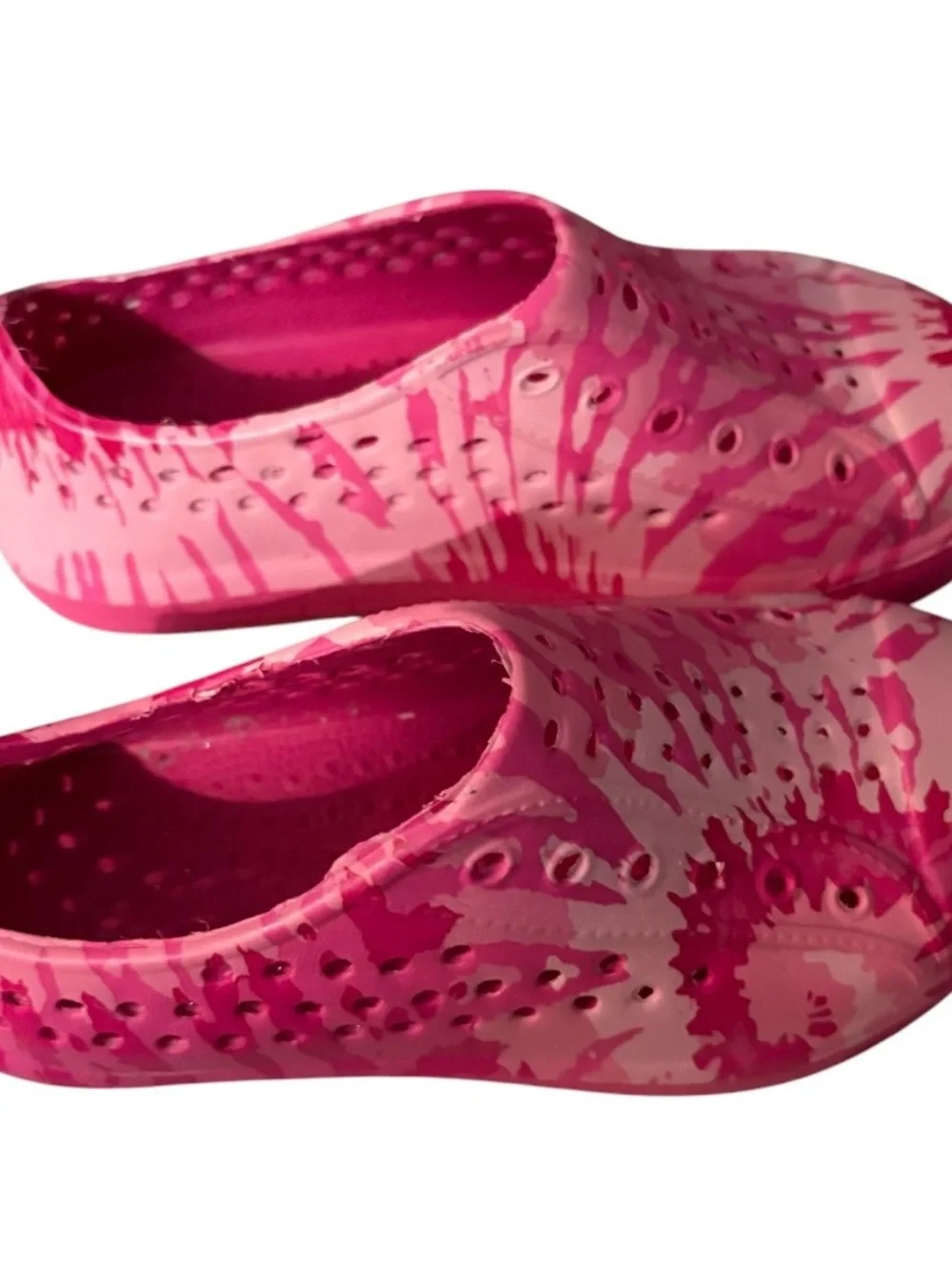 Rampage Pink Tie Dye Print Water Shoes Girl’s Size 9/10 NWT